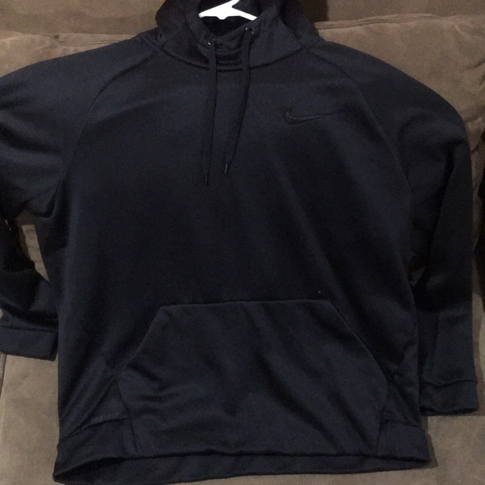 All Black Nike Nylon Sweatshirt